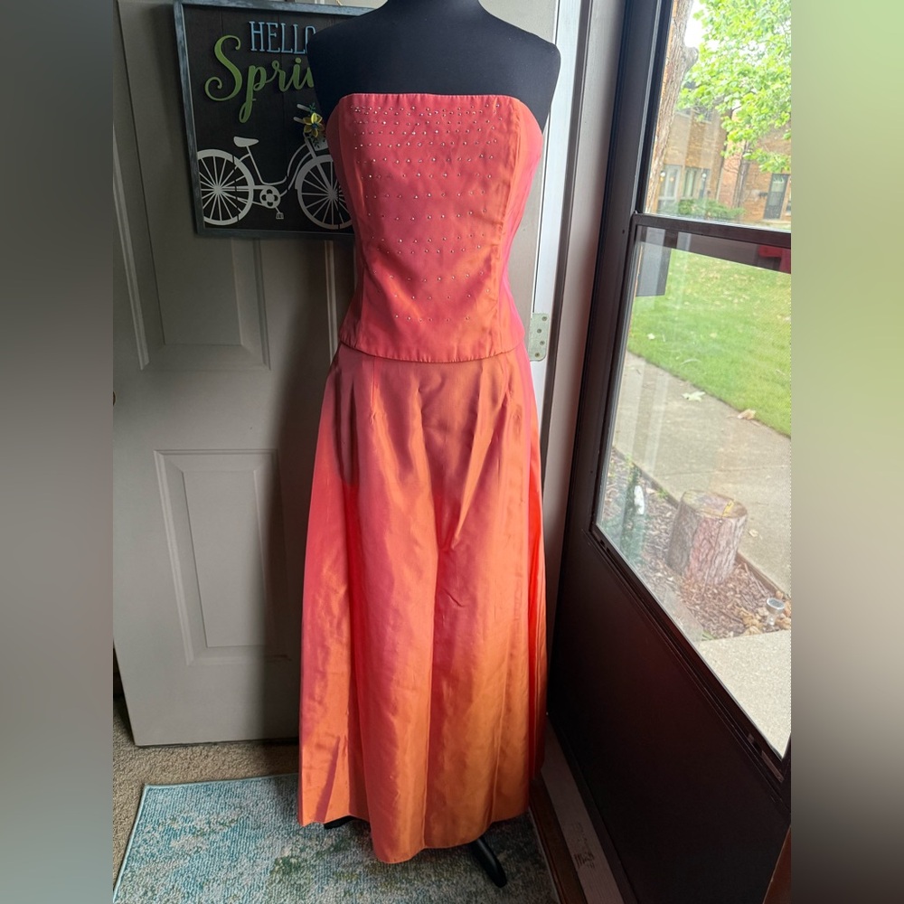 Vintage 2000 Y2K Jessica McClintock Gunne Sax coordinated skirt set, size 13